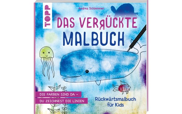 Frechverlag Malbuch Rückwärts für Kids 80 Seiten