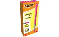 BIC Textmarker Brite Liner Grip 12 Stück, Pink