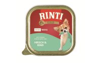 Rinti Nassfutter Gold Mini Hirsch & Rind, 16 x 100 g
