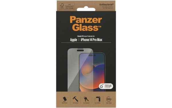 Panzerglass Displayschutz Classic Fit iPhone 14 Pro Max