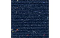 Rico Design Wolle Soft Tweed für Socken 4-fädig, 100 g, Marineblau