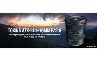 Tokina Zoomobjektiv atx-i 11-16 mm F/2.8 Plus – Canon EF-S