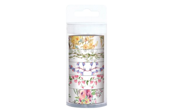 URSUS Washi Tape Flora 5 Stück, Mehrfarbig