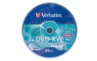 Verbatim DVD-RW Medien 4.7 GB, Spindel (25 Stück)