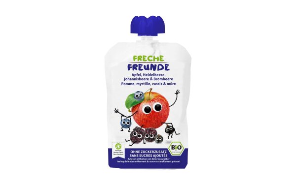 Freche Freunde Quetschbeutel Apfel Blaubeere Johannisbeere & Bromb 100 g