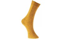 Rico Design Wolle Soft Tweed für Socken 4-fädig, 100 g, Senfgelb