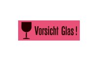 HERMA Text-Etiketten 39 x 118 mm Vorsicht Glas, 1000...