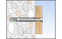 Fischer Dübel SX 5 x 25, 50 Stück