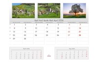 Calendaria Kalender Swiss Mix 2024