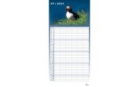 Calendaria Familienplaner mit Tieren 2024