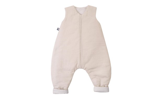 Julius Zöllner Baby-Winterschlafsack Jumper gefüttert Musselin Sand 80 cm