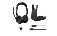 Jabra Headset Evolve2 55 Duo UC, USB-C, inkl. Ladestation