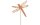 Ambiance Gartenstecker Libelle auf Stab, 80 cm