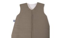 Julius Zöllner Baby-Winterschlafsack Jumper gefüttert Musselin Nougat 92 cm