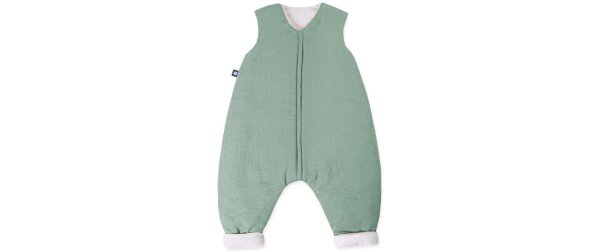 Julius Zöllner Baby-Winterschlafsack Jumper gefüttert Musselin Grün 80 cm