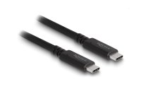 Delock USB4-Kabel 40 Gbps koaxial USB C - USB C 1.2 m