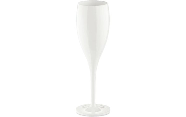 Koziol Sektglas Superglas Cheers No.1 100 ml, 1 Stück, Weiss