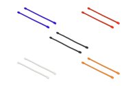 Delock Kabelbinder 250 mm x 4 mm Mehrfarbig, 10 Stück