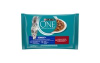 Purina ONE Nassfutter Senior Rind, 4 x 85 g