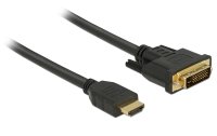 Delock Kabel HDMI – DVI, 0.5 m, bidirektional
