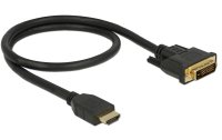 Delock Kabel HDMI – DVI, 0.5 m, bidirektional