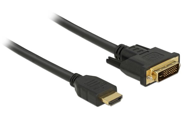 Delock Kabel HDMI – DVI, 1.5 m, bidirektional