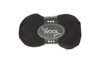 Creativ Company Wolle 50 g für Socken, Schwarz