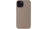 Holdit Back Cover Silicone iPhone 12/12 Pro Mocha Brown