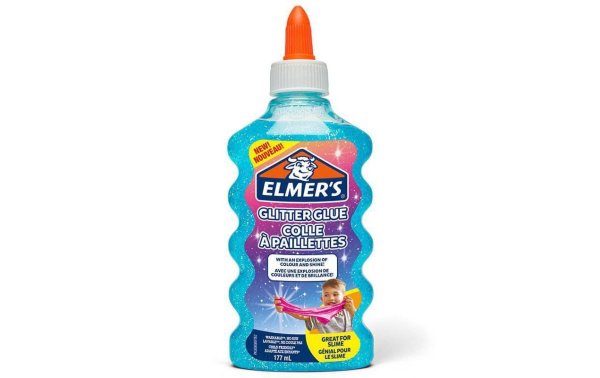 Elmers Bastelkleber Glitter Glue 1 Stück, Blau