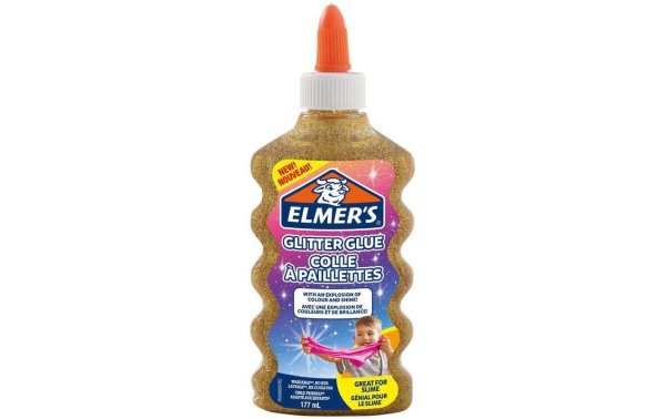 Elmers Bastelkleber Glitter Glue 1 Stück, Gold