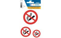 Herma Stickers Text-Etiketten Rauchen verboten