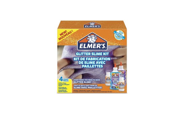 Elmers Bastelkleber Slime Kit Glitter 4-teilig