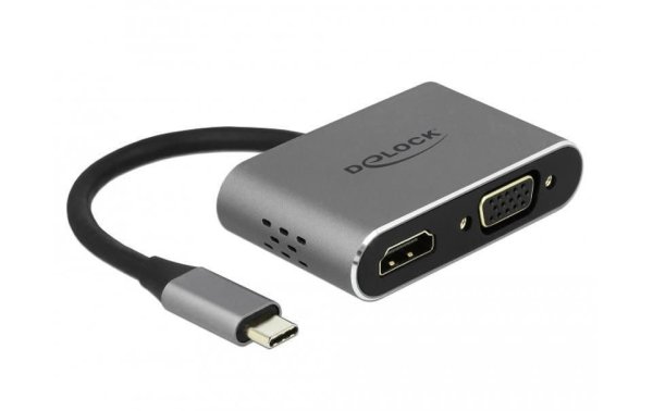Delock Dockingstation USB 3.1 Typ-C - HDMI/VGA/USB-A/USB-C/PD
