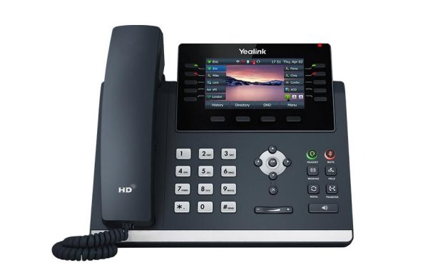 Yealink Tischtelefon SIP-T46U Grau