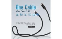 Edimax Thunderbolt 3-Kabel 40 Gbps USB C - USB C 1 m