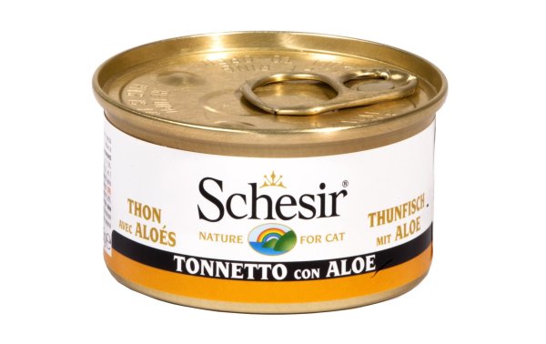Schesir Nassfutter Thunfisch & Aloe in Gelée, 85 g