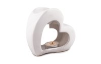 Pajoma Duftlampe Heart Ø 13 cm, Weiss