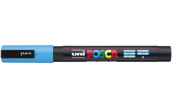Uni Permanent-Marker POSCA 0.9-1.3 mm Hellblau