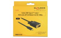Delock Kabel USB Type-C - VGA, 1 m