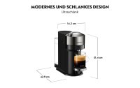 Krups Kaffeemaschine Nespresso Vertuo Next XN910C Dark Chrome