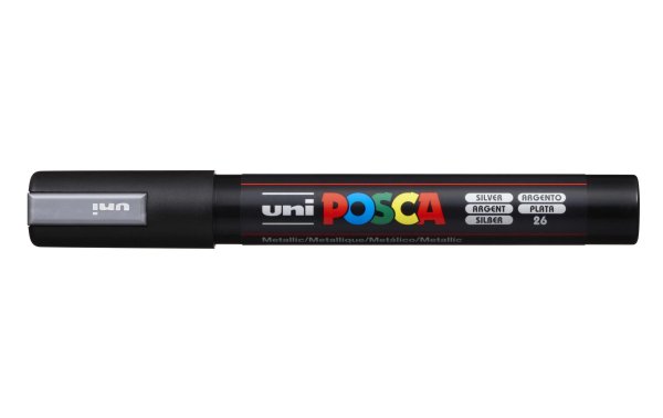 Uni Permanent-Marker POSCA 1.8-2.5 mm Silber