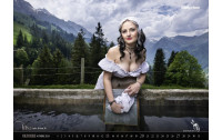 Calendaria Kalender Bauern Girls 2024 56 x 40 cm