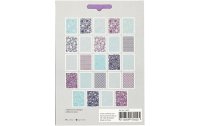 Creativ Company Spitzenpapier  A6, 24 Blatt, Blau/Violett