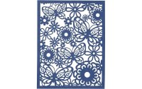 Creativ Company Spitzenpapier  A6, 24 Blatt, Blau/Violett