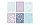 Creativ Company Spitzenpapier  A6, 24 Blatt, Blau/Violett