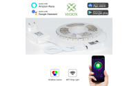 WOOX LED Stripe WiFi Smart Kit RGB + Warmweiss 5m, 1000 lm