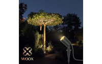 WOOX Gartenleuchte WiFi Smart Spotlight RGB+CCT 7W, 3000K-6500K