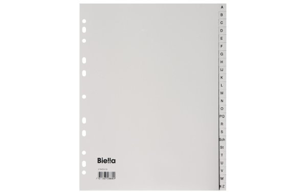 Biella Register A4 A-Z