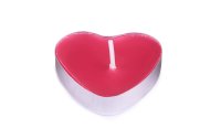 Pajoma Teelichter in Herzform Rot, 50 Stück