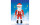 Lechuza Dekoration Santa Claus, 60 cm, Rot/Weiss
